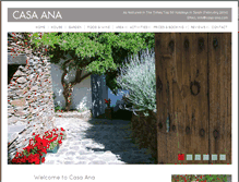 Tablet Screenshot of casa-ana.com